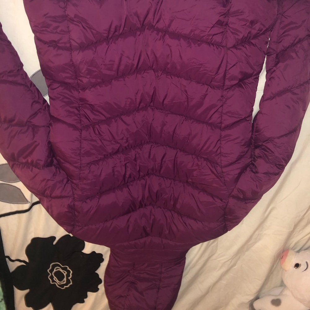 Purple winter coat